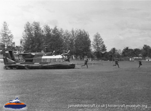 SRN5 in the Tropics -  (credit: The <a href='http://www.hovercraft-museum.org/' target='_blank'>Hovercraft Museum Trust</a>).